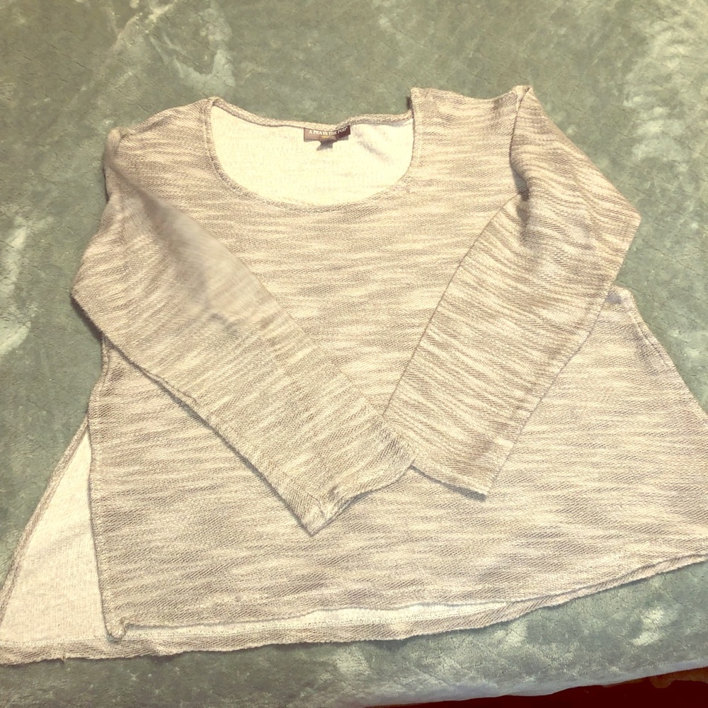 Grey sweater by A pea in the pod maternity size L